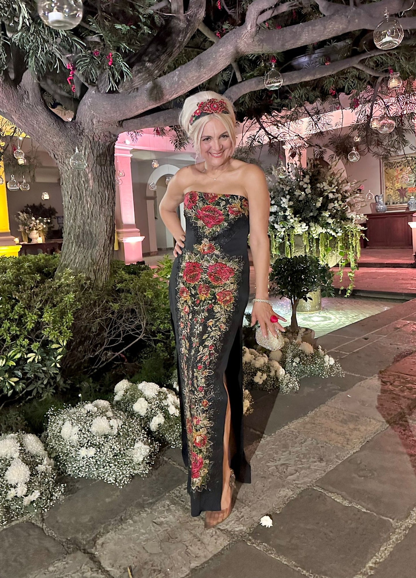 Black Flower Dress