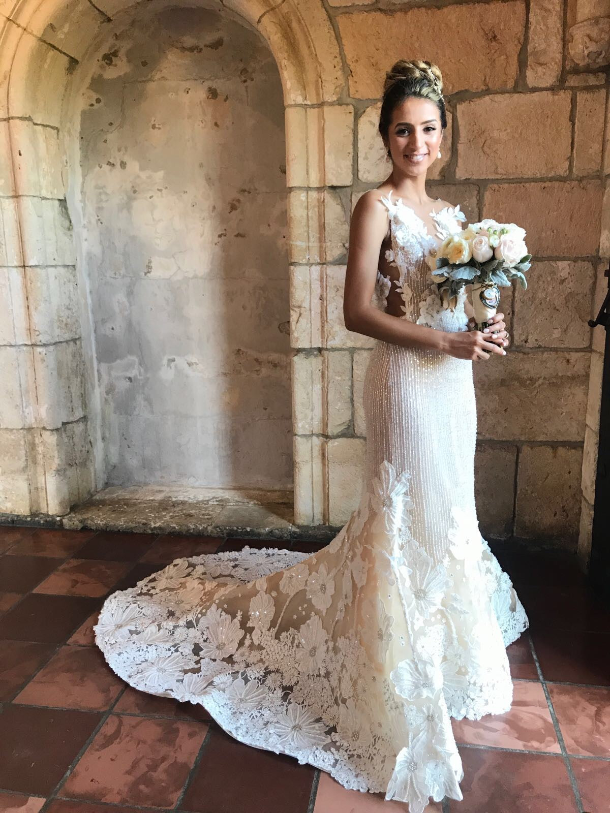 Isabel's Heart- Hand Embroidered Custom Gown