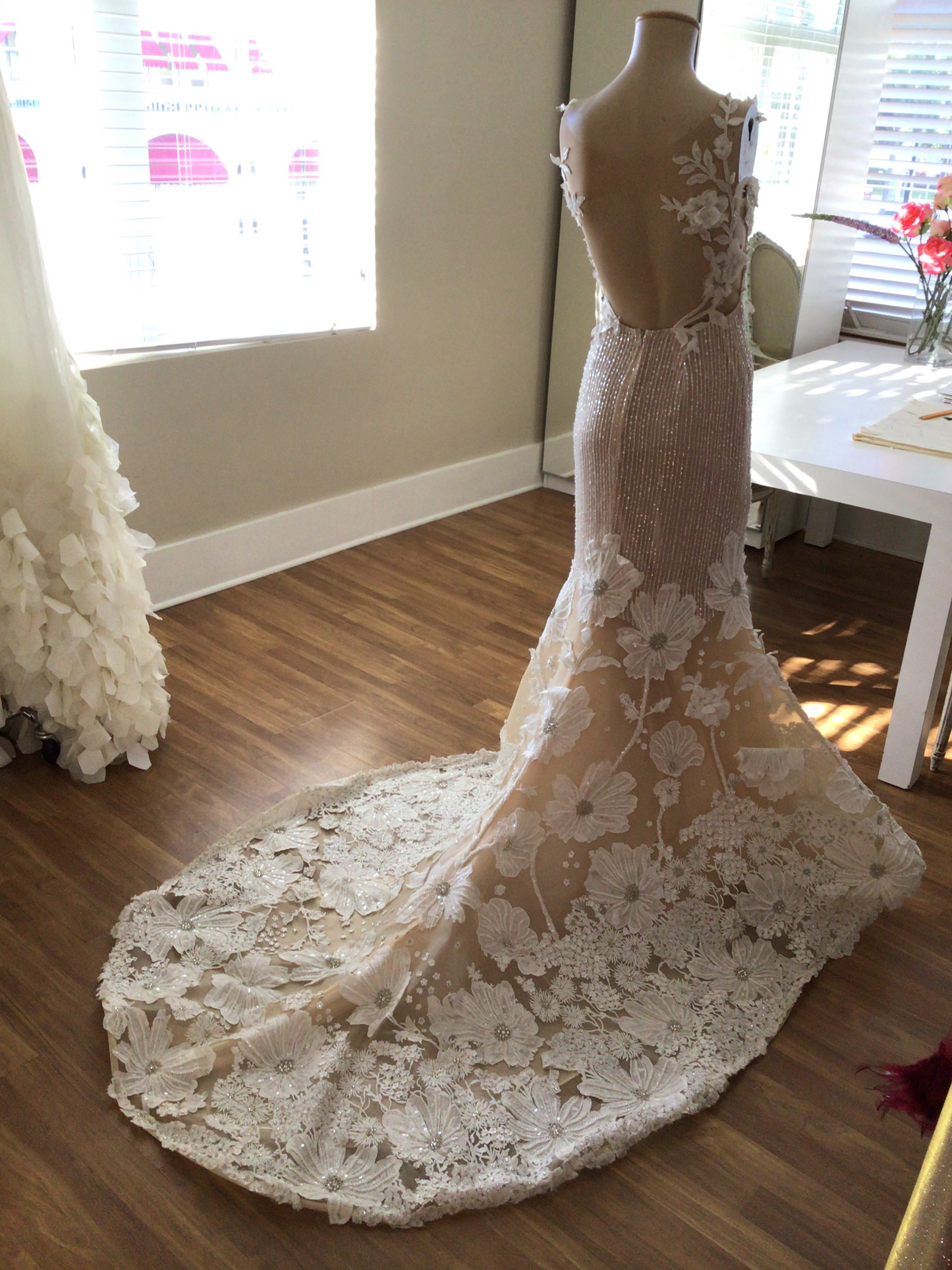 Isabel's Heart- Hand Embroidered Custom Gown