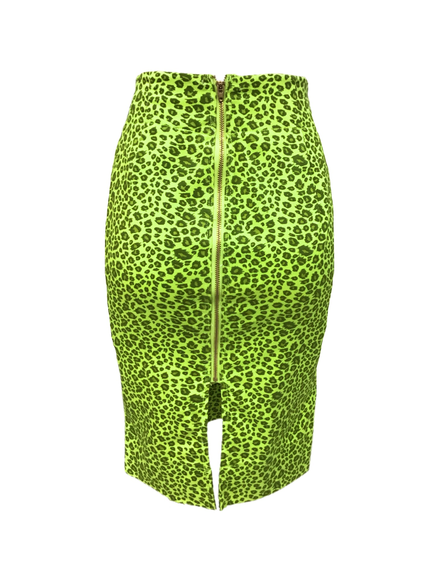 Leopard Print Pencil Skirt