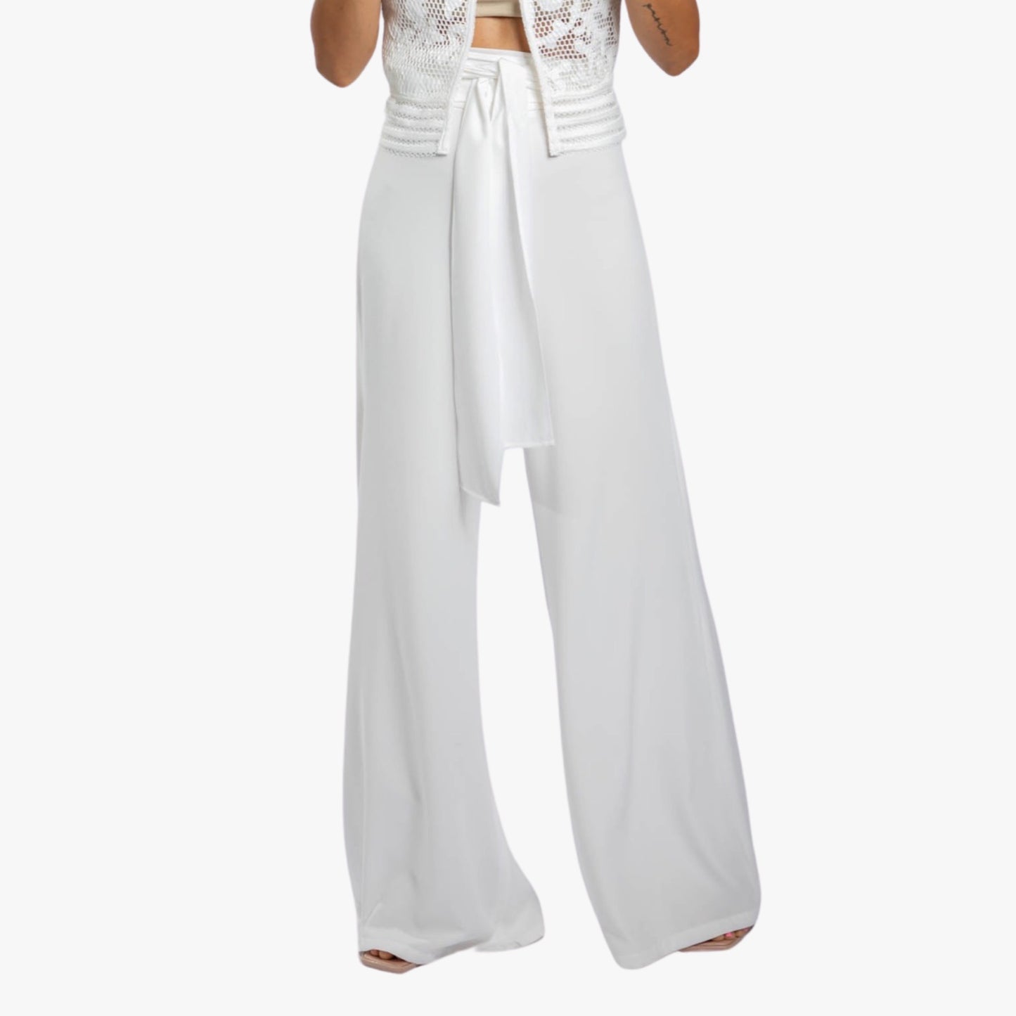 White Richelieu pants