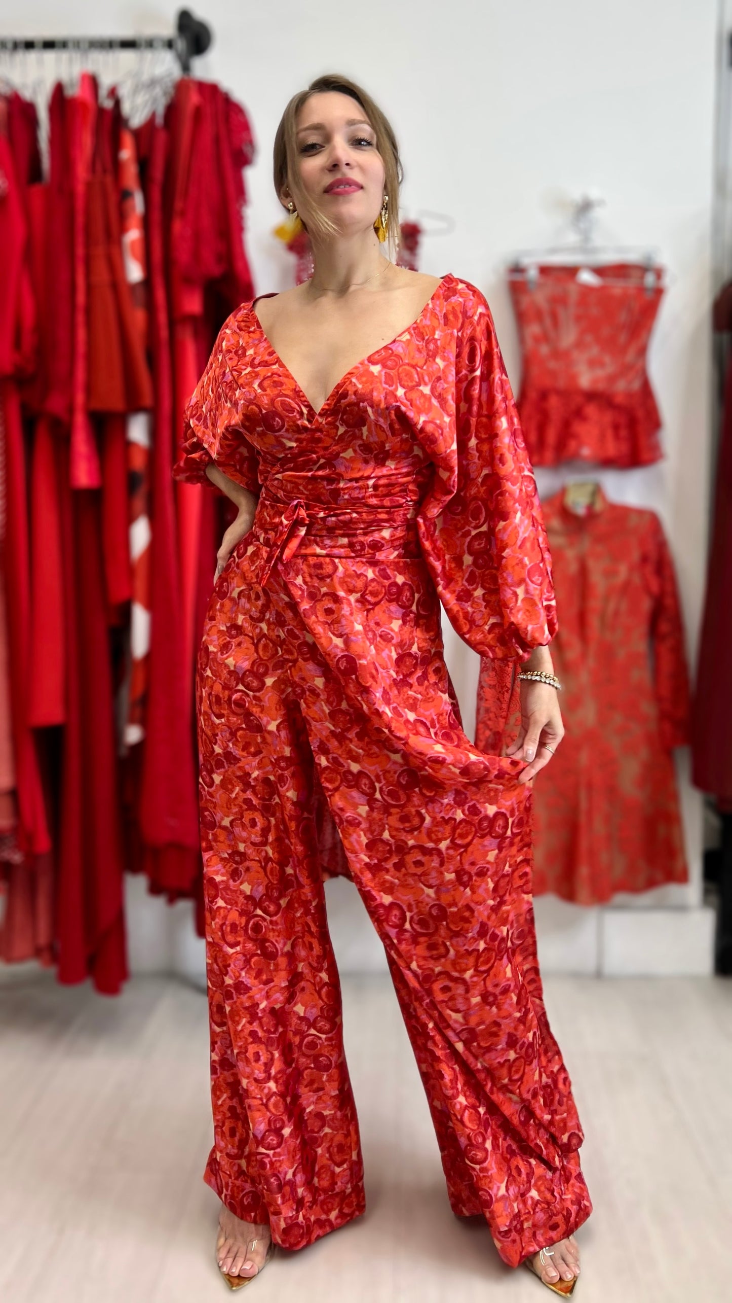 Printed Silk Set