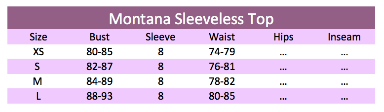 Sleeveless Montana Top