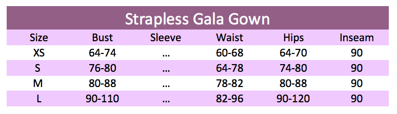 Strapless Gala Gown
