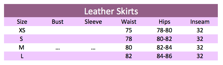 Leather Skirt