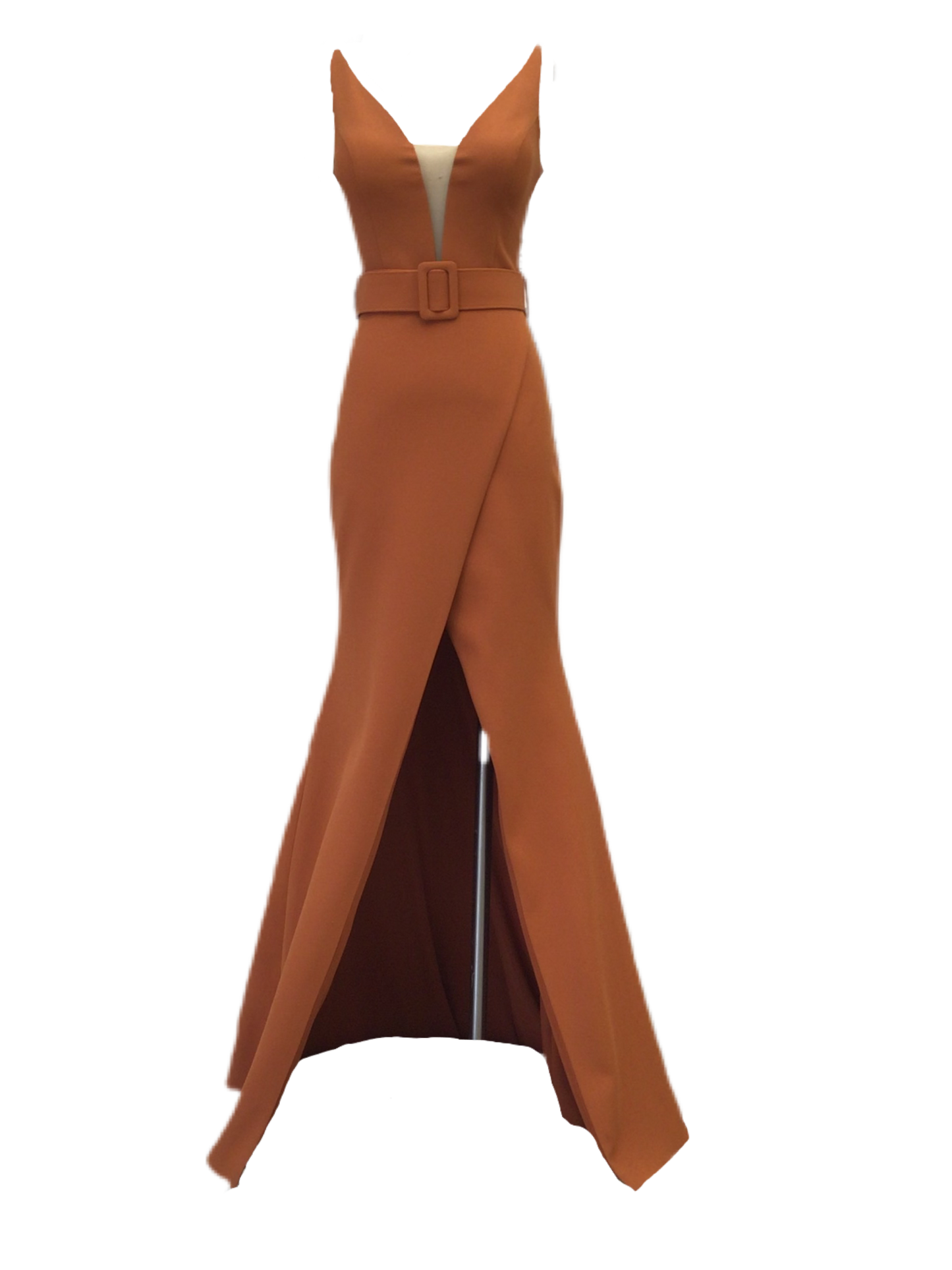 Mustard elegant dress
