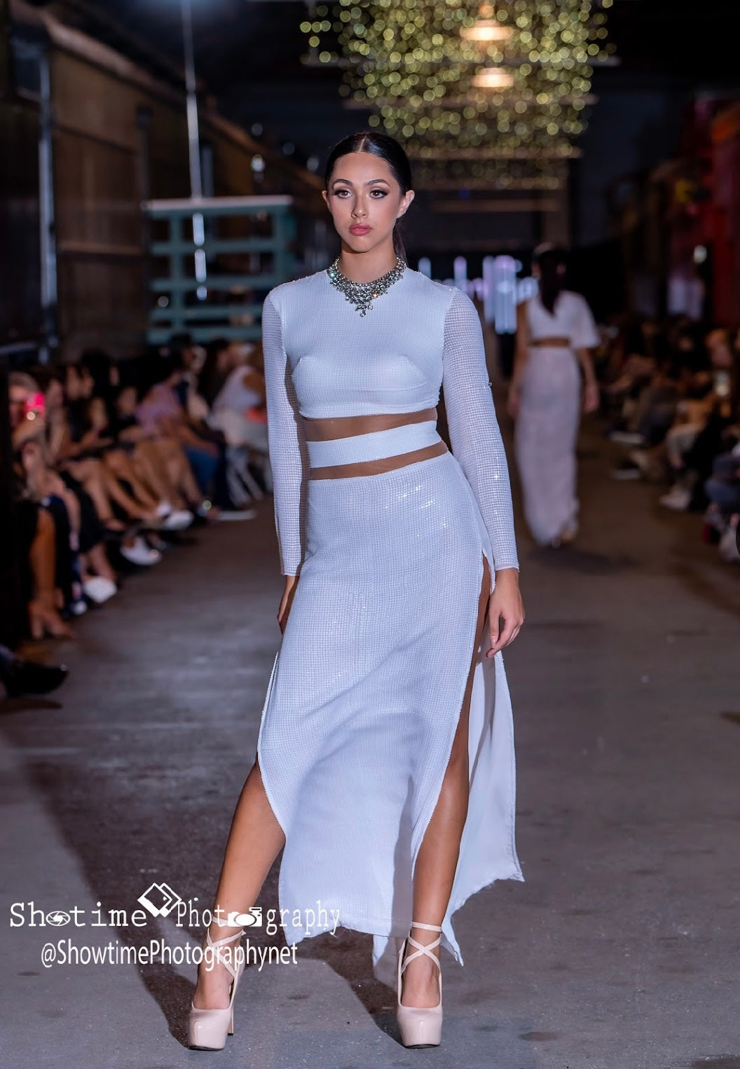 White Chiffon Dress