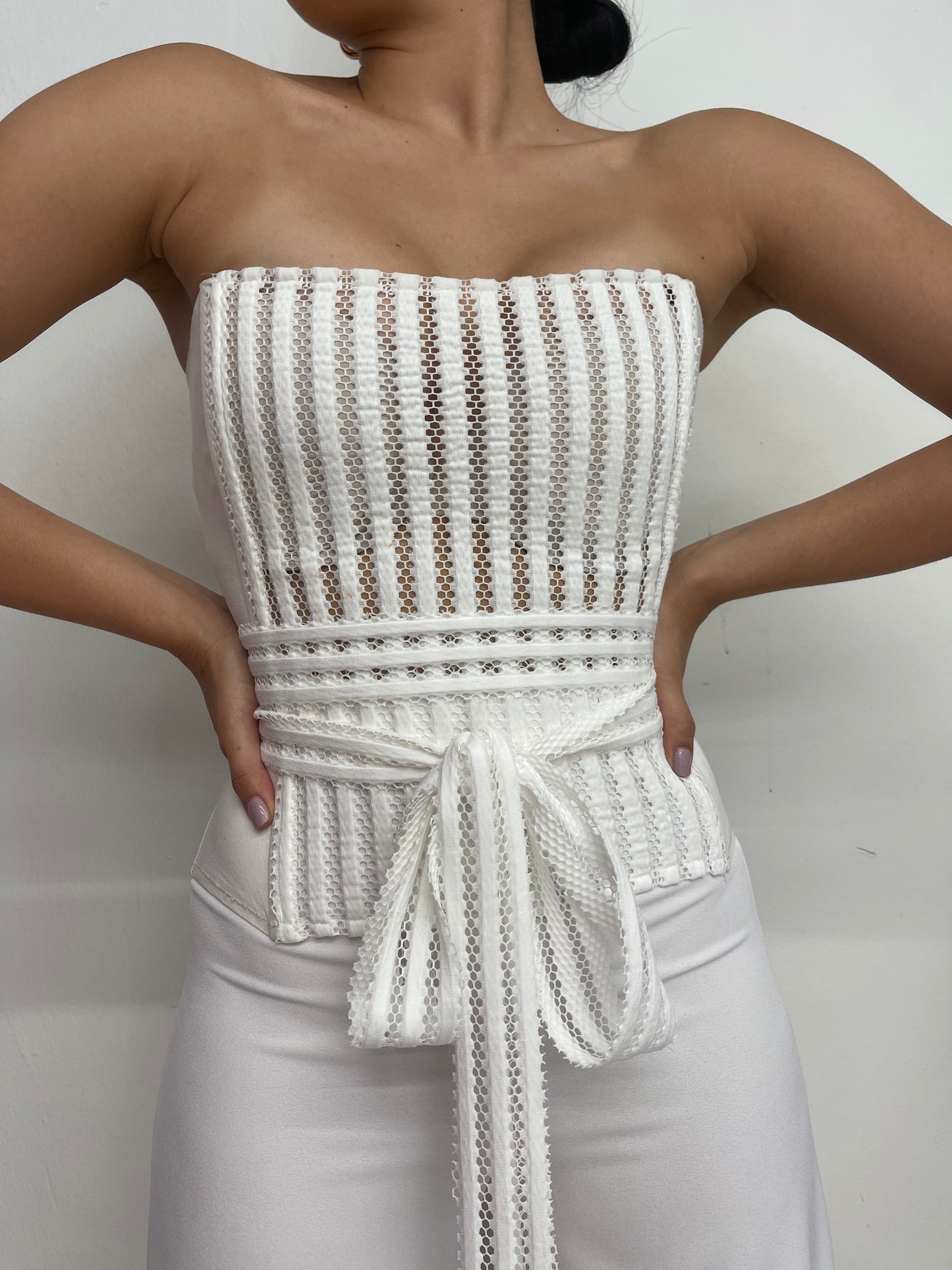 Strappy corset