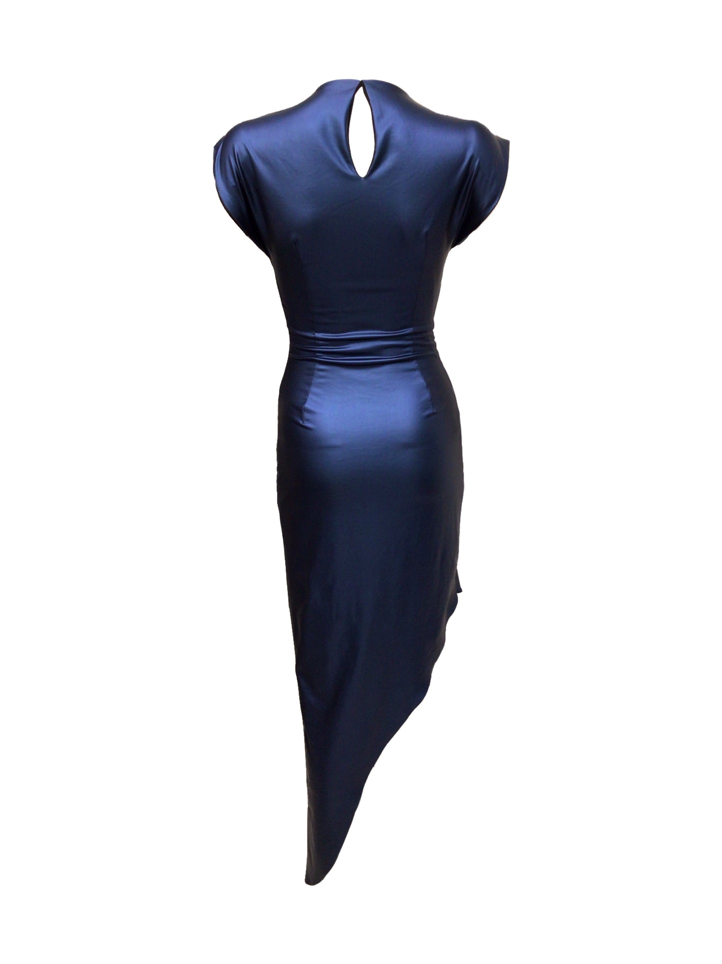 Electric Blue Pleather Dress