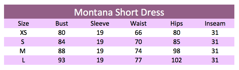 Montana Short Dress