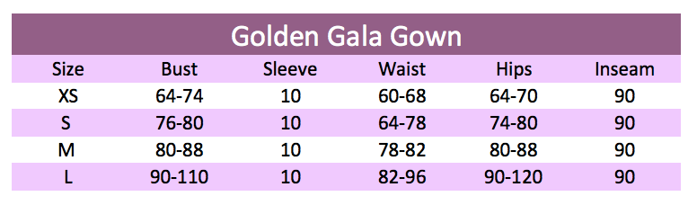 Golden Gala Gown