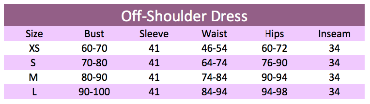 Off-Shoulder Dress